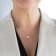 1 4/5 CT DEW Created Moissanite Solitaire Pendant with Chain in Sterling Silver