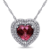 2 CT TGW Rhodolite and 1/4 CT TW Diamond Heart Pendant with Chain in 14K
White Gold