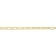 3.5MM Polished Paperclip Chain Bracelet in 18K Yellow Gold Over Sterling Silver