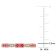 1/8 CT TGW Ruby and Diamond Accent Semi-Eternity Ring in 10K Rose Gold