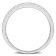 1/3 CT TW Lab-Grown Diamond Anniversary Ring in 14K White Gold