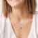 3 7/8 CT TGW Sky Blue and London Blue Topaz Graduated Open Circle
Sterling Silver Pendant with Chain