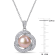 9.5-10MM Pink Freshwater Cultured Pearl and 4/5 CT TGW Cubic Zirconia
Pendant in Sterling Silver