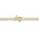 4 1/2 CT DEW Created Moissanite Bar Tennis Bracelet in Yellow Plated
Rhodium Over Sterling Silver