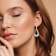 55MM Oval Twist Earrings in Sterling Silver