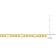 3.8mm Figaro Chain Necklace in 18k Yellow Gold Plated Sterling Silver,
24 in