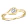 Diamond Accent Infinity 18K Yellow Gold Over Sterling Silver Promise Ring