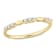 1/10ctw Diamond Promise Ring in 18K Yellow Gold Over Sterling Silver