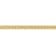 4.4MM Curb Link Chain Bracelet in 18K Yellow Gold Over Sterling Silver