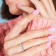1/2 CT TW Diamond Semi-Eternity Ring in Platinum