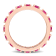 1 5/8 CT TGW Created Ruby Eternity Ring in Rose Plated Sterling Silver