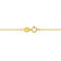 1/5 CT TGW Created White Sapphire Butterfly Necklace in Yellow Plated
Sterling Silver