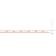5MM Diamond Cut Paperclip Chain Necklace in Rose Plated Sterling Silver