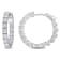 3 CT DEW Created Moissanite Inside-Outside Hinged Hoop Earrings in
Sterling Silver