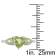 1 7/8 CT TGW Peridot and Diamond Accent Heart Ring in Sterling Silver