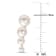 3-6.5 MM Freshwater Cultured Pearl Graduated Stud Earrings in 18K Yellow
Gold Over Sterling Silver