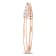 1/10ctw Diamond Promise Ring in 18K Rose Gold Over Sterling Silver