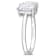 2 CT TGW Lab Grown Diamond 2-Stone Engagement Ring in 14K White Gold