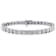 1/2 CT TW Diamond Tennis Bracelet in Sterling Silver