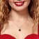 3 CT TGW Garnet Halo Pendant with Chain in Rose Plated Sterling Silver