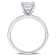 2 1/6 CT TW Lab-Grown Diamond Engagement Ring in 14K White Gold
