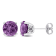 4 5/8 CT TGW Simulated Alexandrite Stud Earrings in Sterling Silver