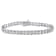 2 CT TW Diamond Tennis Bracelet in Sterling Silver