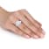 8 7/8 CTW White Topaz 3-Stone Ring in Sterling Silver