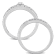 1/10 CT TW Diamond Filigree Bridal Set in Sterling Silver