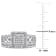 1/3 CT TW Diamond Square Halo Infinity Bridal Set in Sterling Silver