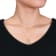 1 3/8 CT TGW Black Spinel and Multi-Color Created Sapphire Necklace in
Yellow Plated Sterling Silver