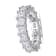 5 3/5 CT TW Diamond Eternity Ring in Platinum