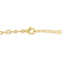 Double Oval Link Bracelet in Yellow Plated Sterling Silver