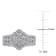1/4 CT TW Diamond Halo Bridal Set in Sterling Silver