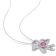 2 3/4 CT TGW Pink Topaz and White Topaz Flower Pendant with Chain in
Sterling Silver