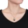 9.5-10MM Black Tahitian Cultured Pearl Geometric Pendant with Chain in
Sterling Silver