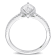 1 1/2 CT TGW Lab Grown Diamond with Tsavorite Accent Halo Engagement
Ring in 14K White Gold