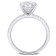 3 1/6 CT TW Lab-Grown Diamond Engagement Ring in 14K White Gold