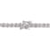 1 CT TW Diamond S-Shape Tennis Bracelet in Sterling Silver