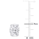 4 CT TGW Oval Created Moissanite Stud Earrings in Sterling Silver