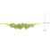 1 1/5 CT TGW Peridot Bead Chain Bracelet in Yellow Plated Sterling Silver