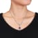 3 3/4 CT TGW Ruby and 2 3/4 CT TW Diamond Lariat Necklace in 14K White Gold