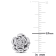 Diamond Floral Stud Earrings in Sterling Silver