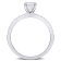 1 1/6 CT TW Lab-Grown Diamond Engagement Ring in 14K White Gold