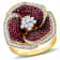 1 5/8 CT TGW Ruby and 3/5 CT TW Diamond Floral Ring in 14K Yellow Gold
