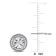 Diamond Accent Round Halo Stud Earrings in Sterling Silver