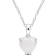 1 1/5 CT TGW Opal Solitaire Pendant With Chain in Sterling Silver