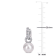 11-12MM Cultured Freshwater Pearl and 1 2/5 CT TGW White Topaz Hoop
Earrings in Sterling Silver