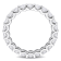 2 1/5 CT TGW Lab Grown Diamond Eternity Band in 14K White Gold - Size 8