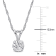 1.0ctw Lab-Grown Diamond Solitaire Pendant with Chain in 14K White Gold
(IGI Certified)